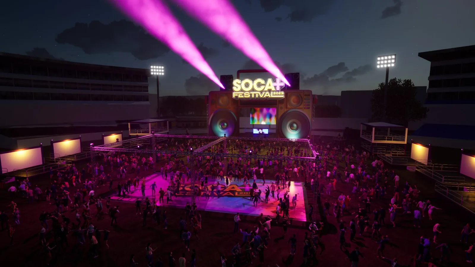 Soca Plus Festival event and brand activation design