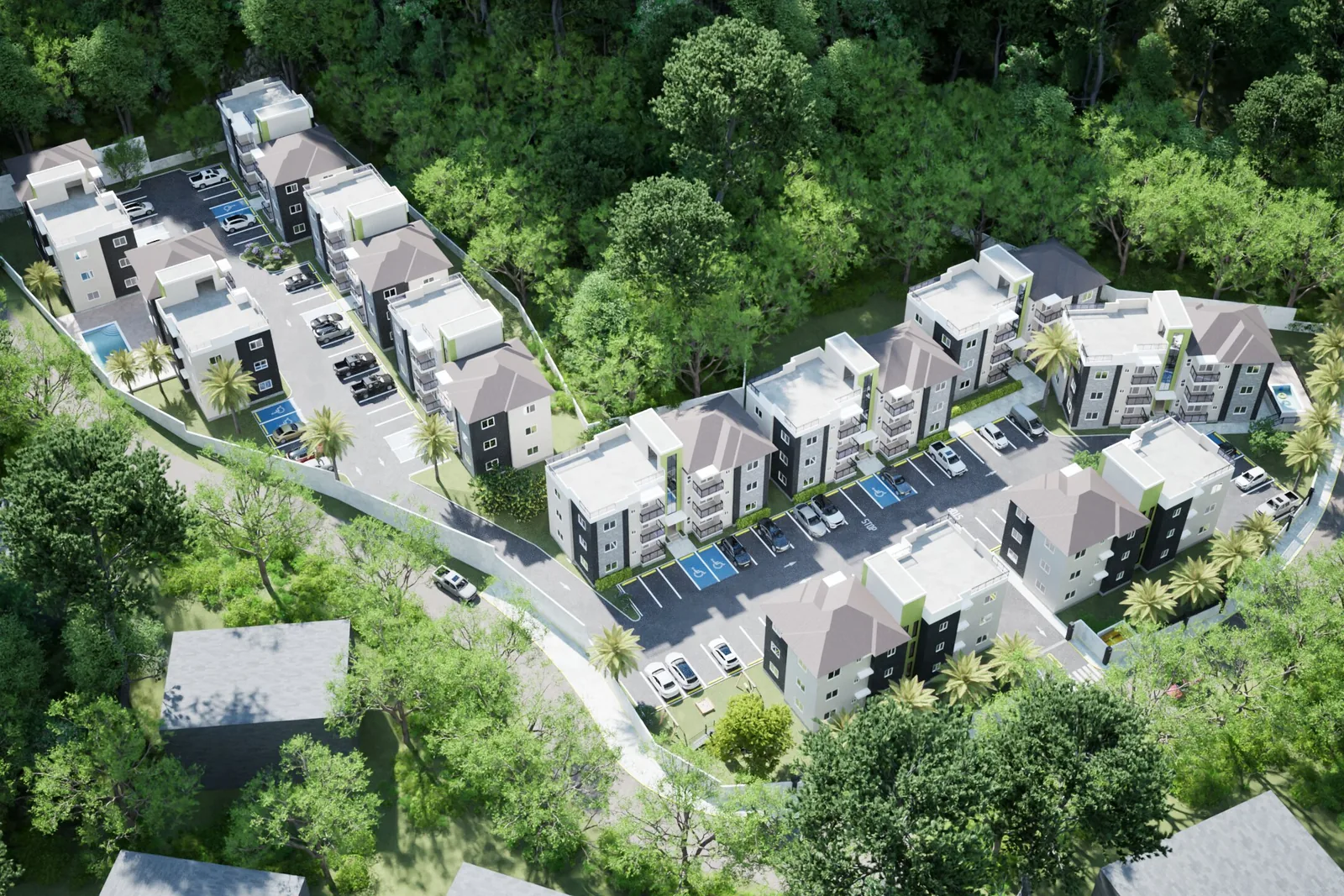 Architectural visualization of Mannings Hill Residences